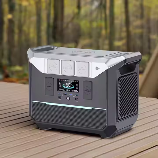 2000W Powerstation LiFePO4 Solar Generator 220V EU Plug Portable Power Station for Emergency