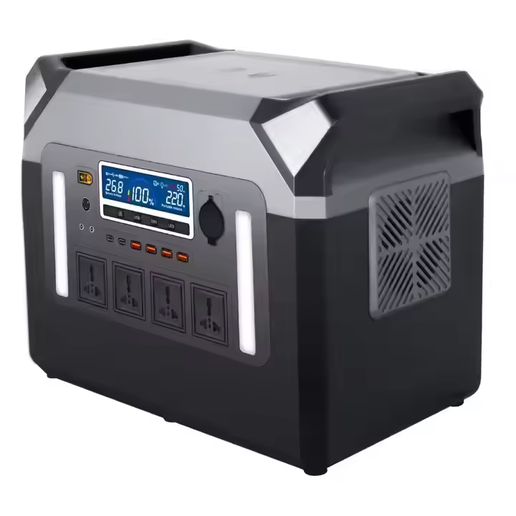 2000W Powerstation LiFePO4 Solar Generator 220V EU Plug Portable Power Station for Emergency