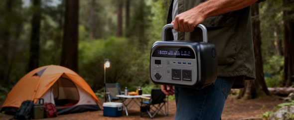 CTOLITY 500W 1800W Portable Power Station Lifepo4 Battery AC Solar Generator Pure Sine Wave Emergency Energy Storage Supply