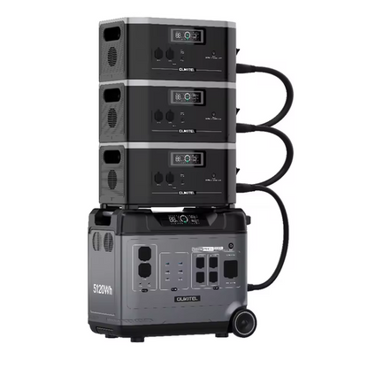 5000W Lifepo4 Battery Portable Power Station with Fast Charging Application Control Overseas Warehouse Stock Solar Generator