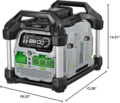 EGO POWER+ Portable Power Station, 3000W, Battery Powered, Inverter Generator for Home and Outdoor, Battery and Charger Not Included - PST3040