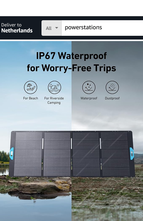 Anker SOLIX C1000 Portable Power Station with 400W Solar Panel, 1800W Solar Generator, 1056wh LFP (LiFePO4) Battery, 6 AC Outlets, Up to 2400W for Home, Power Outages, and Outdoor Camping